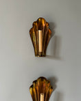 Load image into Gallery viewer, Pair of Brass Wall Sconces