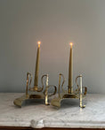 Load image into Gallery viewer, Two in One Brass Candle Holders