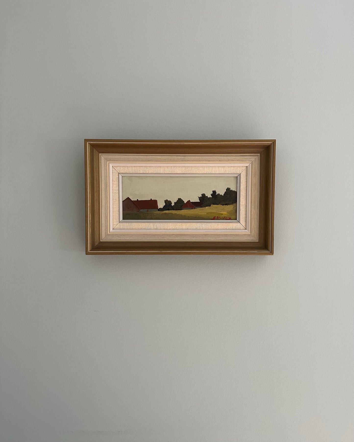 Framed Vintage Painting