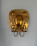 Load image into Gallery viewer, Pair of Large Brass Wall Sconces