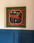 Load image into Gallery viewer, Framed Vintage Tapestry - Röd häst, hingsten by Märta Måås-Fjetterström