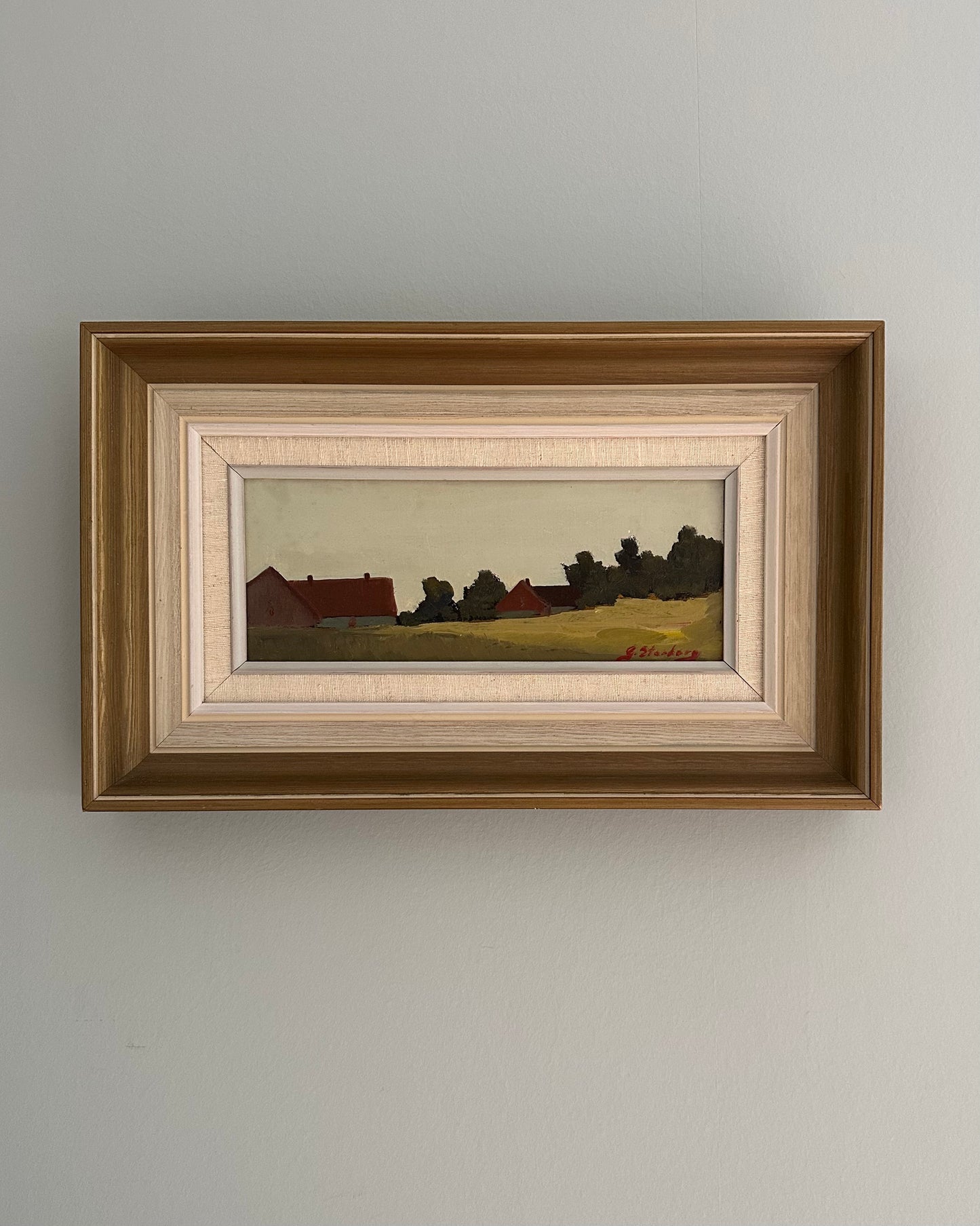 Framed Vintage Painting
