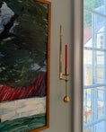 Load image into Gallery viewer, Pierre Forsell Brass Wall Candle Holders for Skultuna