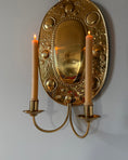 Load image into Gallery viewer, Large Brass Wall Sconce