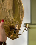 Load image into Gallery viewer, Pair of Large Brass Wall Sconces