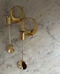 Load image into Gallery viewer, Wall-Hung Brass Candlesticks by Arthur Pe, Kolbäck