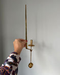 Load image into Gallery viewer, Single Pierre Forsell Brass Wall Candle Holder for Skultuna