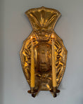 Load image into Gallery viewer, Pair of Double Armed Brass Wall Sconces