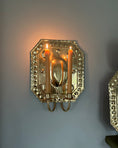 Load image into Gallery viewer, Pair of Large Brass Wall Sconce