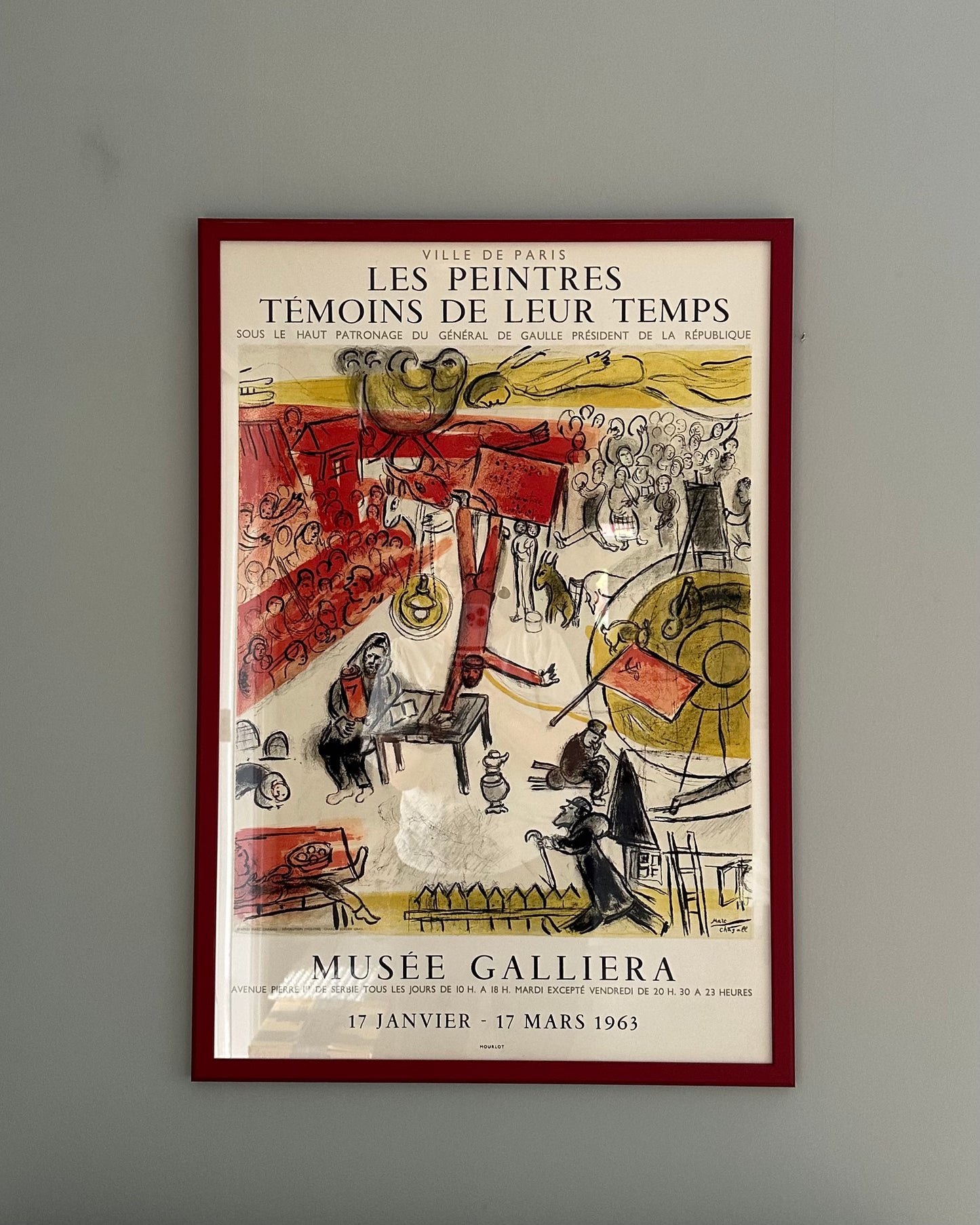 Framed Exhibition Poster