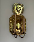 Load image into Gallery viewer, Large Brass Wall Sconce