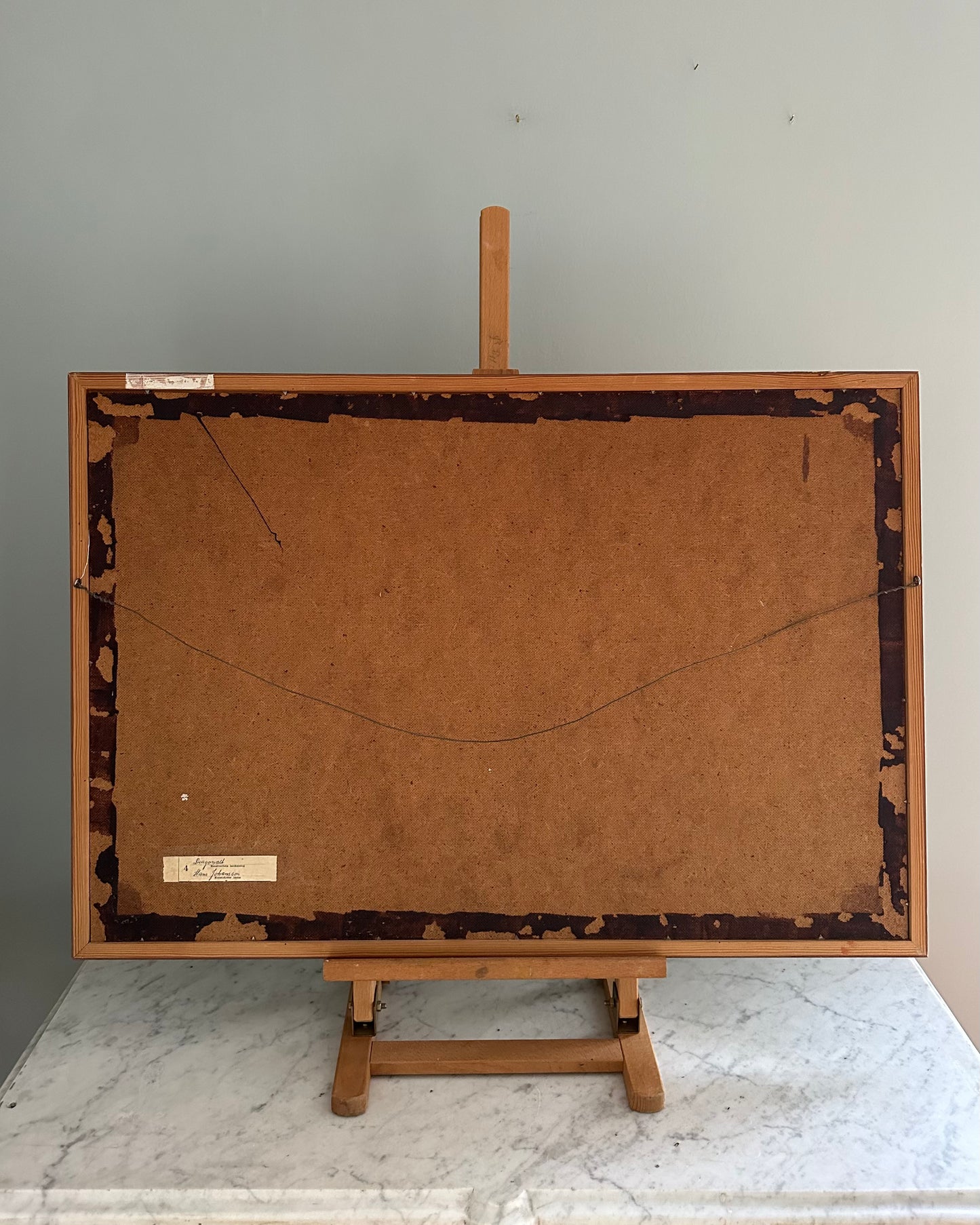 Vintage Abstract Painting - "Diagonalt"