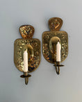 Load image into Gallery viewer, Pair of Brass Wall Sconces