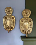 Load image into Gallery viewer, Pair of Large Brass Wall Sconces