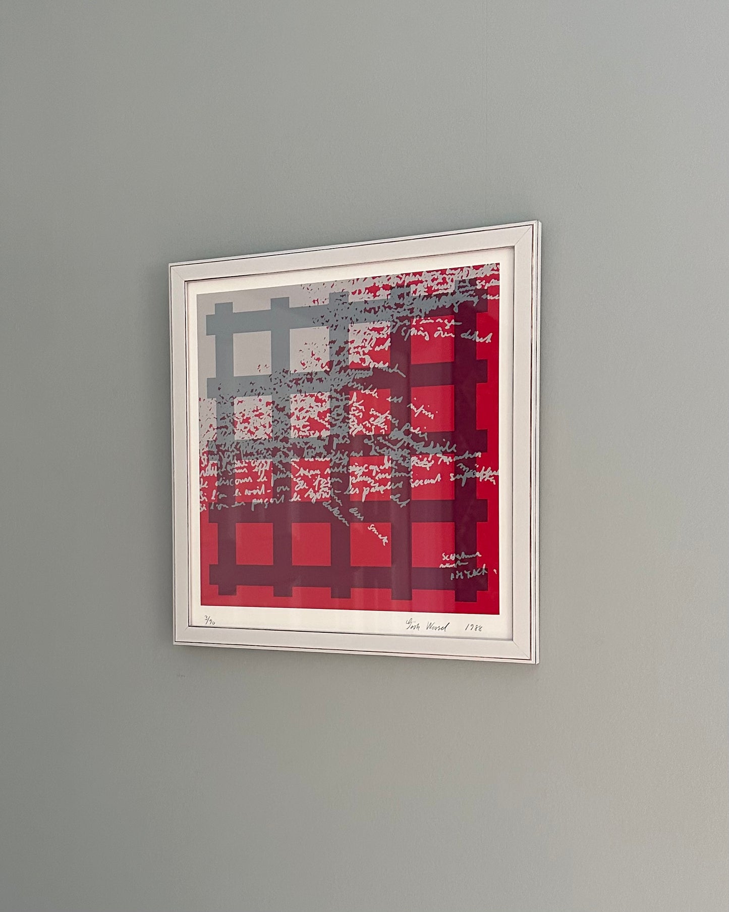 Framed Lithograph