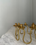 Load image into Gallery viewer, "Arvika" Brass Candle Holder