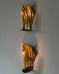 Load image into Gallery viewer, Pair of Brass Wall Sconces
