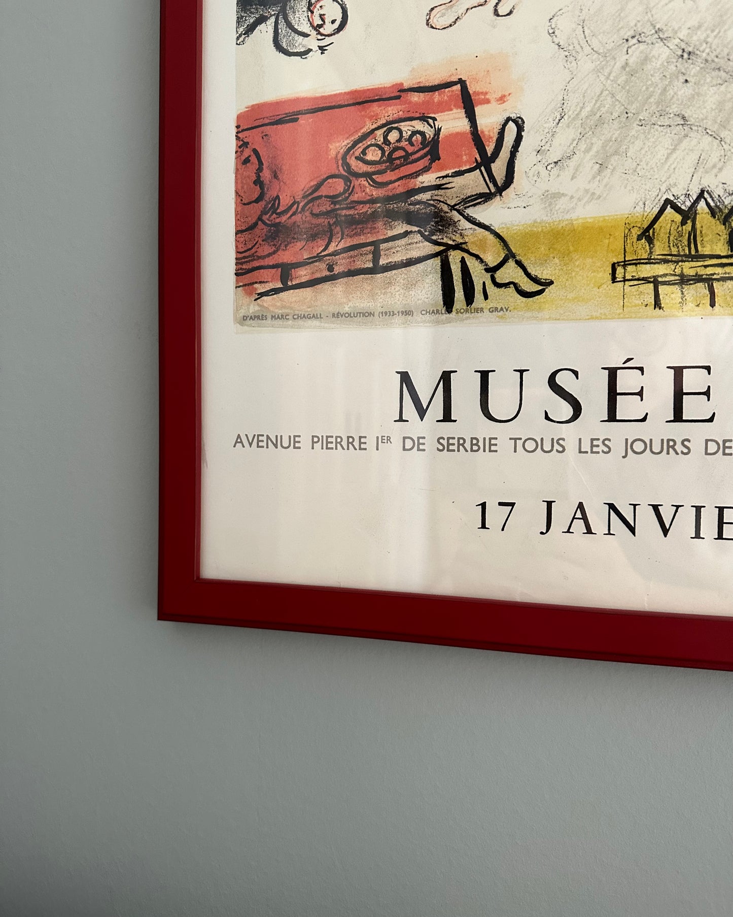 Framed Exhibition Poster