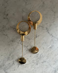 Load image into Gallery viewer, Wall-Hung Brass Candlesticks by Arthur Pe, Kolbäck