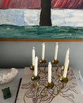 Load image into Gallery viewer, "Arvika" Brass Candle Holder