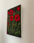 Load image into Gallery viewer, Vintage Tapestry - Red Flowers