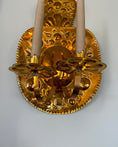 Load image into Gallery viewer, Pair of Double-Armed Brass Wall Sconces