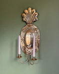 Load image into Gallery viewer, Large Brass Wall Sconce