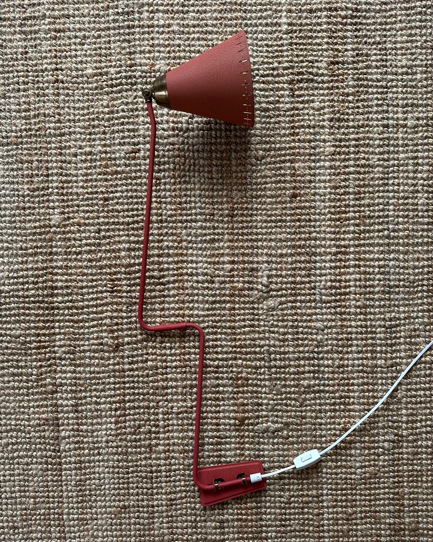 Red Vintage Wall Lamp