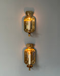 Load image into Gallery viewer, Pair of Brass Wall Sconces