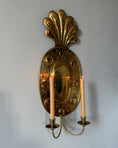 Load image into Gallery viewer, Large Brass Wall Sconce