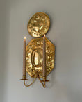 Load image into Gallery viewer, Large Brass Wall Sconce