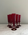 Load image into Gallery viewer, Set of Six Champagne Glasses by Monica Bratt for Reijmyre