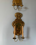 Load image into Gallery viewer, Pair of Large Brass Wall Sconces