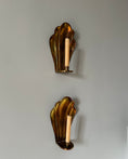 Load image into Gallery viewer, Pair of Brass Wall Sconces