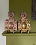 Load image into Gallery viewer, Pair of Double Armed Brass Wall Sconces