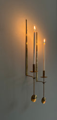 Load image into Gallery viewer, Pierre Forsell Brass Wall Candle Holders for Skultuna