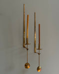 Load image into Gallery viewer, Pierre Forsell Brass Wall Candle Holders for Skultuna