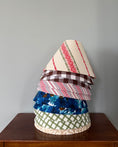 Load image into Gallery viewer, Handmade Lampshade - Waves of Red and Blue