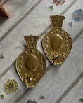 Load image into Gallery viewer, Pair of Large Brass Wall Sconces