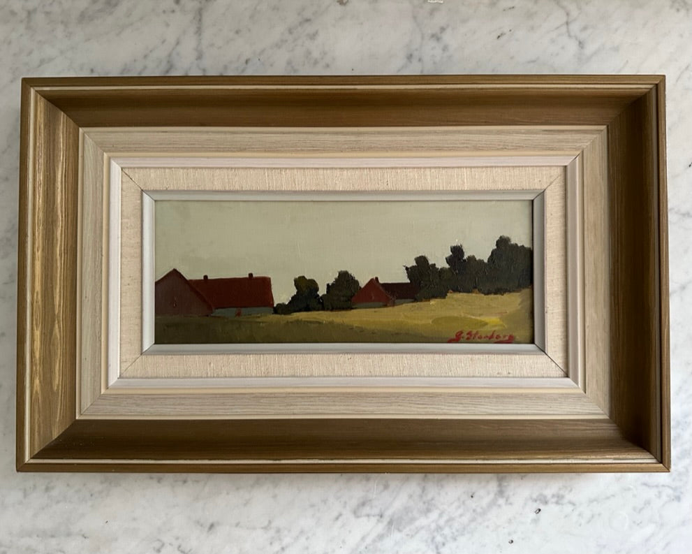 Framed Vintage Painting