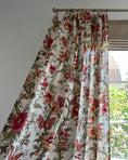 Load image into Gallery viewer, Pair of Vintage Curtains - Flowers and Butterflies