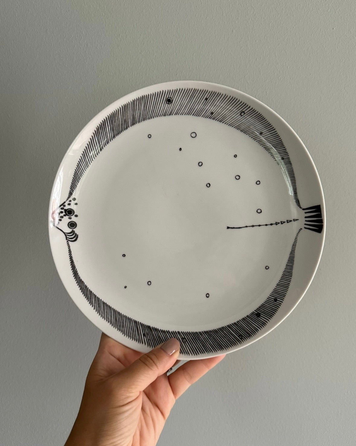 Set of six plates - Upsala Ekeby