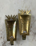 Load image into Gallery viewer, Pair of Brass Wall Sconces