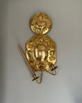 Load image into Gallery viewer, Large Brass Wall Sconce
