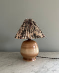 Load image into Gallery viewer, Brown Ceramic Table Lamp with Shade