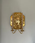 Load image into Gallery viewer, Large Brass Wall Sconce