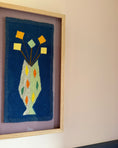 Load image into Gallery viewer, Framed Vintage Tapestry - Flowers in a Vase