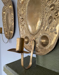 Load image into Gallery viewer, Pair of Large Brass Wall Sconces