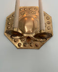 Load image into Gallery viewer, Double Armed Brass Wall Sconce