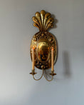Load image into Gallery viewer, Large Brass Wall Sconce